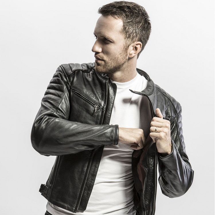 4SR heren lederen jas B - Monster