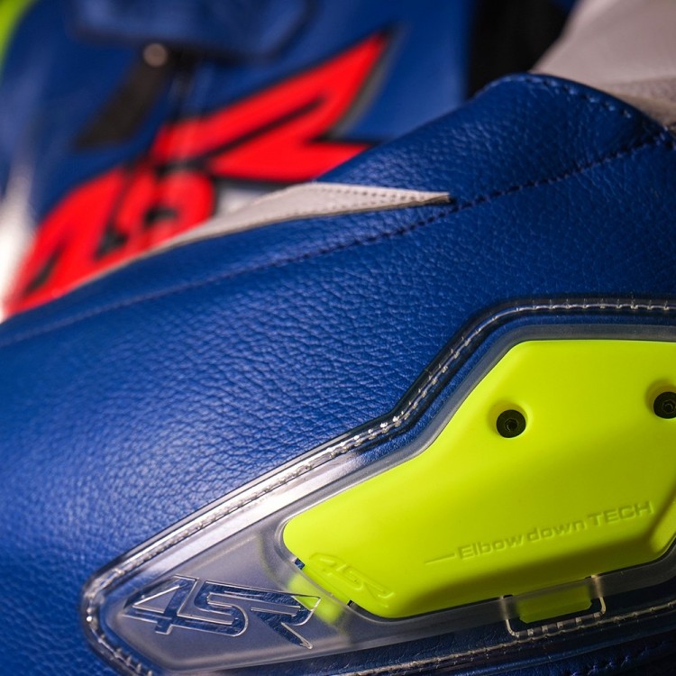 4SR RR Evo III Cobalt Blue Lederen Motorpak 6