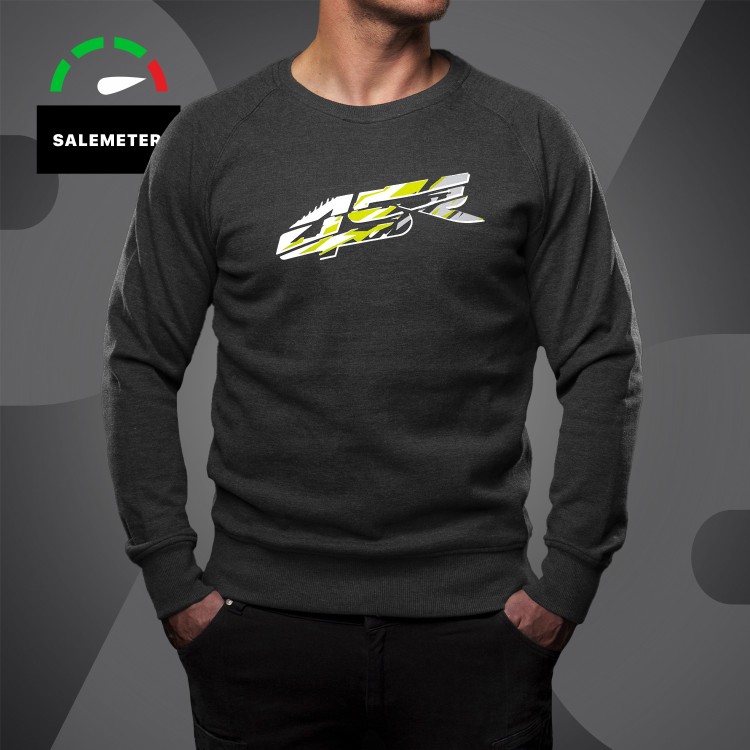 Kevlar sweatshirt Crack Camo Yellow