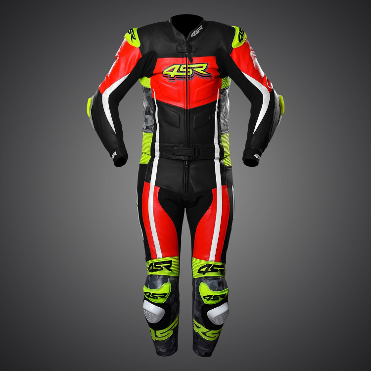 4SR RR Evo III Neon Lederen Motorpak 2