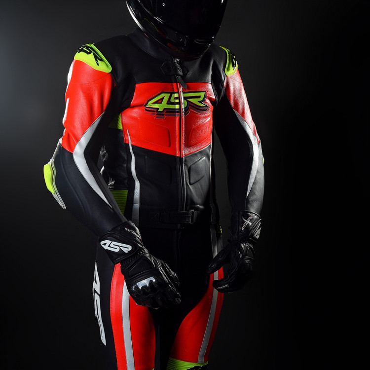 4SR RR Evo III Neon Lederen Motorpak 5