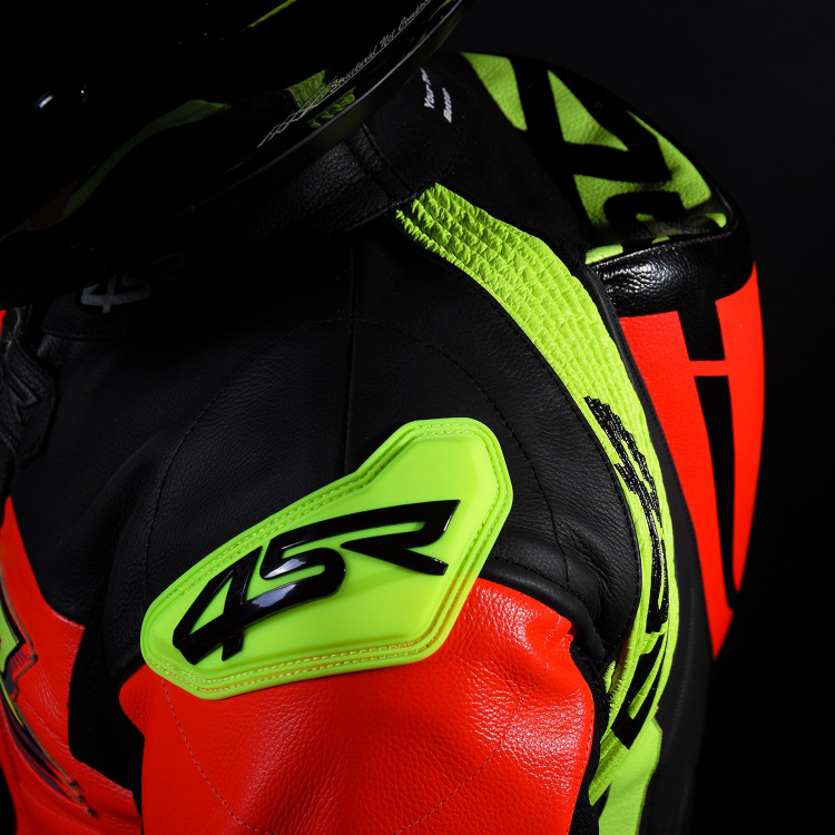 4SR RR Evo III Neon Lederen Motorpak 8