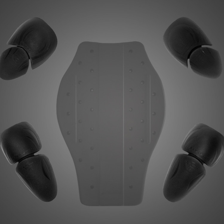 4SR pánská bunda na motorku Rebel III - špičkové chrániče Safe Tech