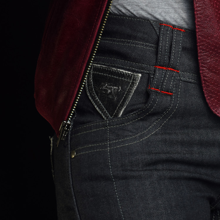 4SR dámské kevlarové jeans Cool Lady Black