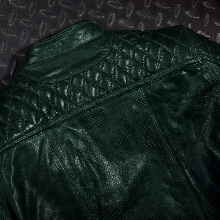 4SR luxusní bunda Scrambler British Racing Green