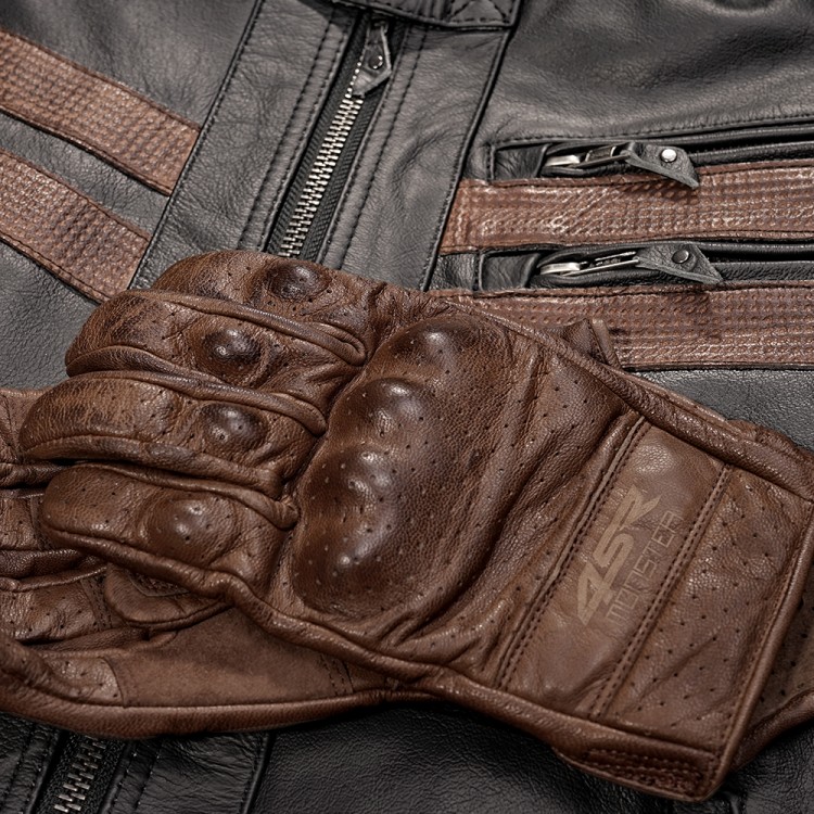 Cool Evo Brown motorjas - en motorhandschoenen