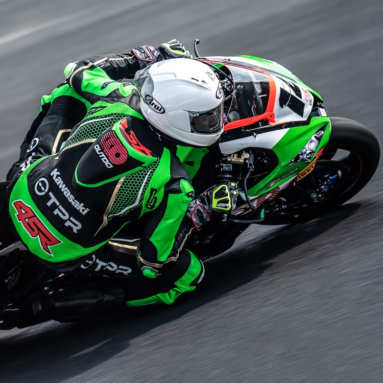 4SR Racing Monster Green AR Airbag Ready Lederen Motorpak 15