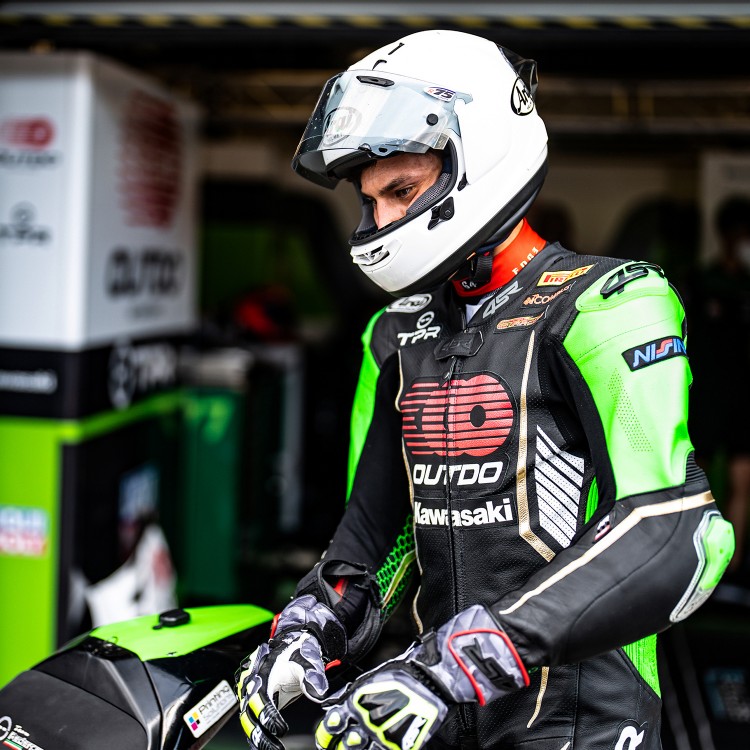 4SR Racing Monster Green AR Airbag Ready Lederen Motorpak 14