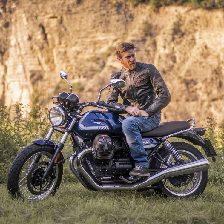 Cool Evo Brown motorjas detail 6