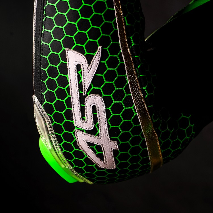 4SR RR Evo III Monster Green AR Airbag Ready Lederen Motorpak 4