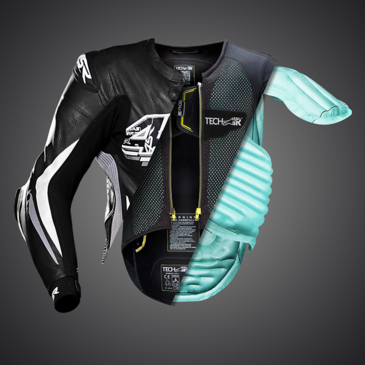 4SR Racing Power AR Airbag Ready Lederen Motorpak 8