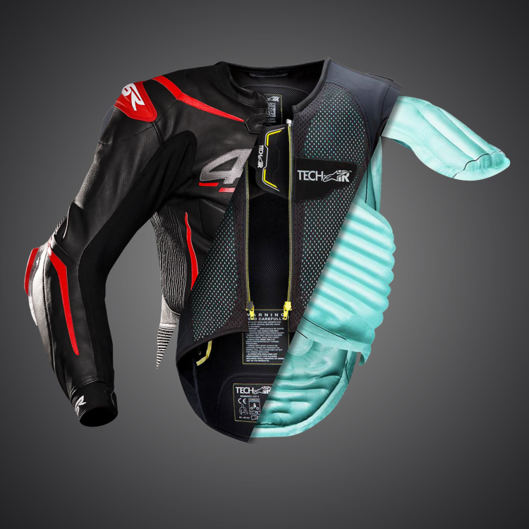 4SR RR Evo III Diablo AR Airbag Ready Lederen Motorpak 10