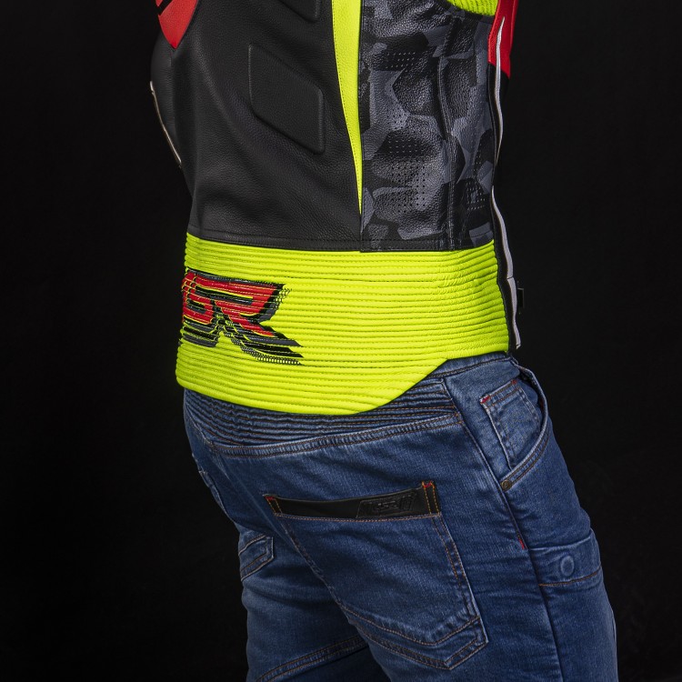 4SR RR Evo III Neon Lederen Motorpak 6