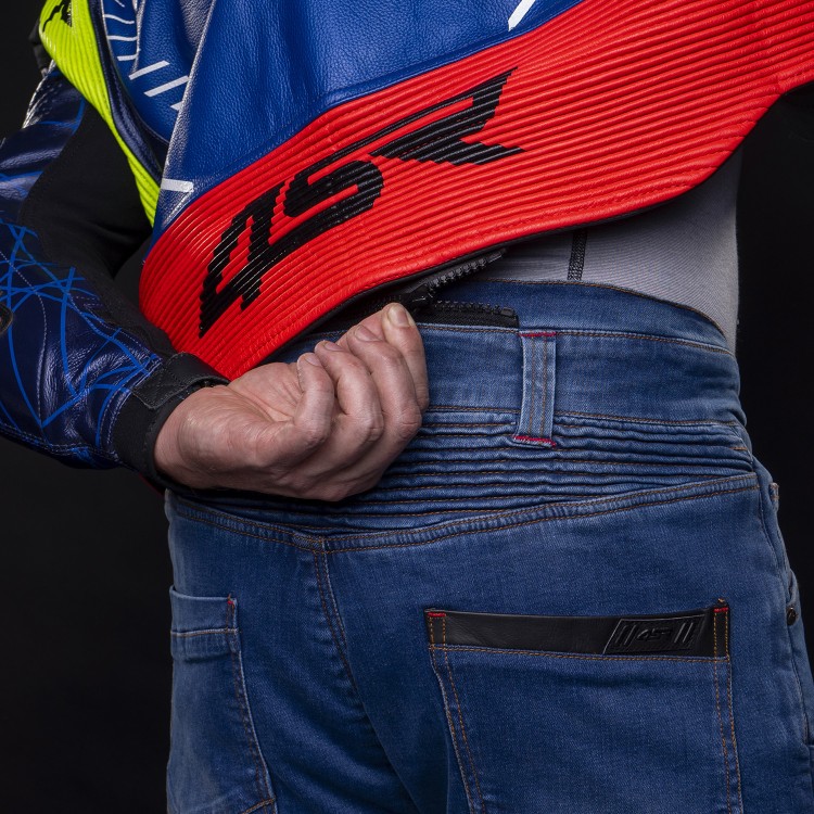 4SR Lederen Racepakken RR Evo Pearl Blue AR 8