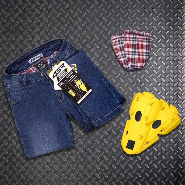 4SR Kevlar jeansbroek GTS Lady Blue 6