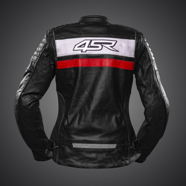 4SR lederen motorjas Roadster Lady III – Red 2