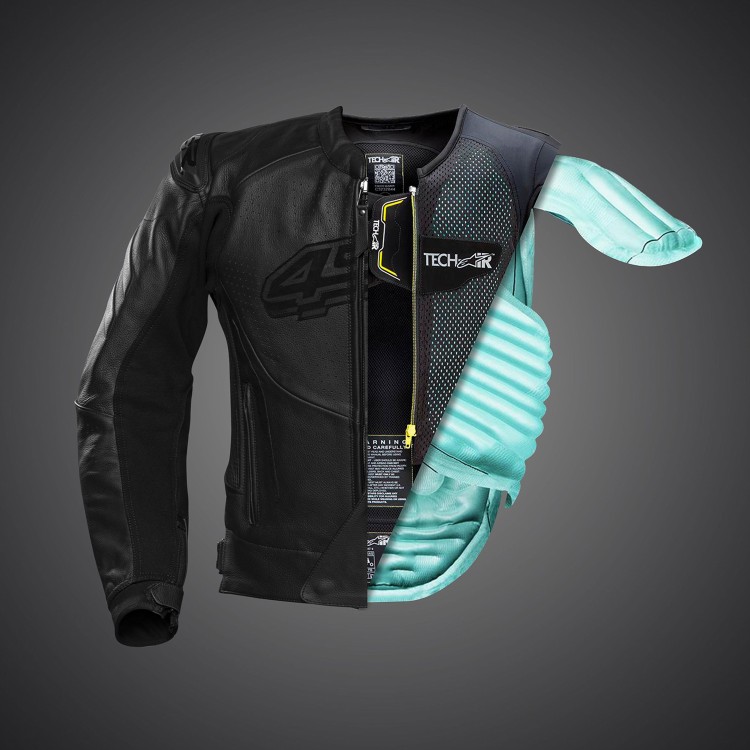 4SR leren motorjas Club Sport Black Series AR 13