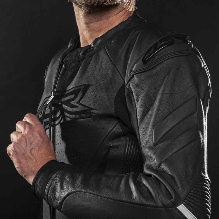 4SR leren motorjas Club Sport Black Series AR 7