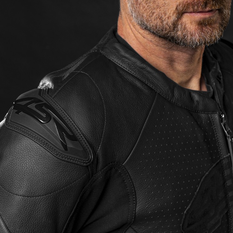 4SR leren motorjas Club Sport Black Series AR 9