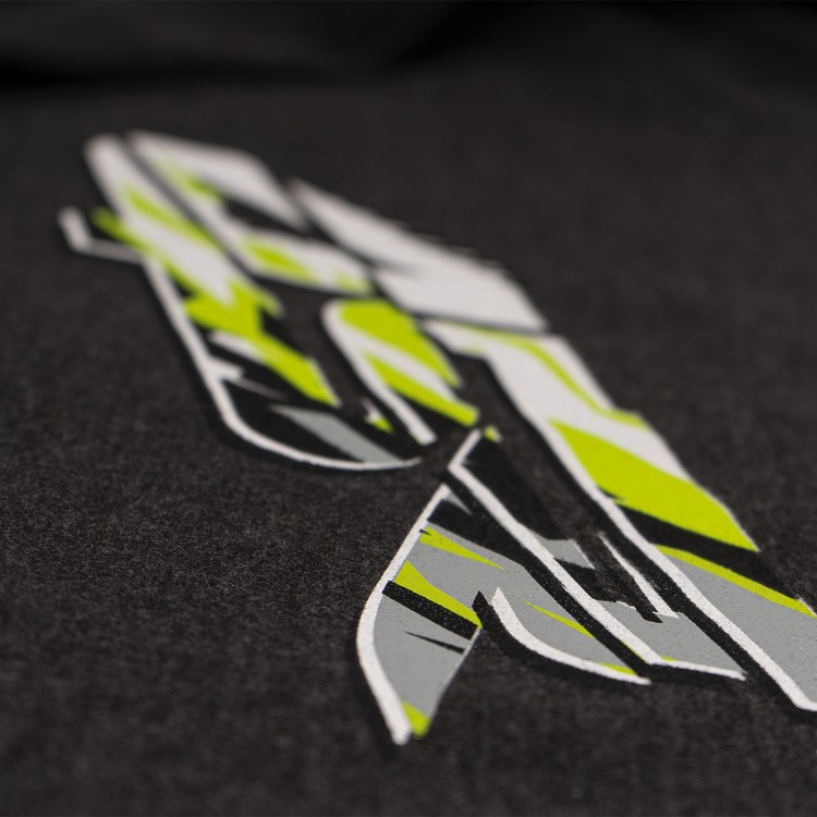 4SR Kevlar motorsweatshirt Crack Camo Yellow 3