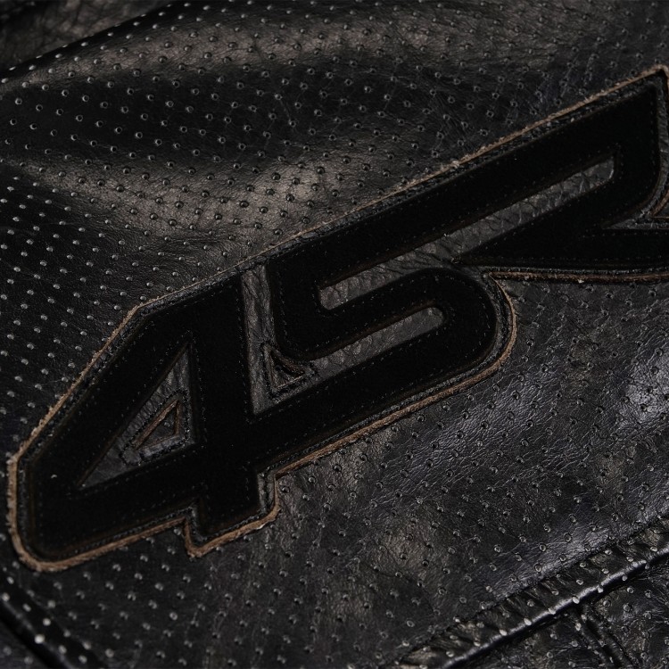 4SR Scrambler Petroleum II leren motorjas