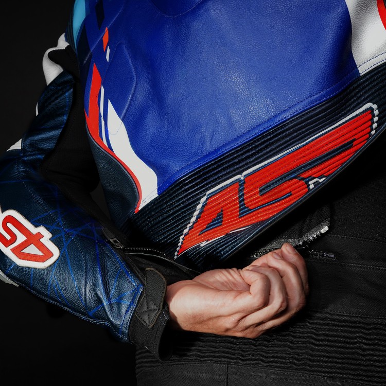 Tweedelig motorpak 4SR RR Blue AR