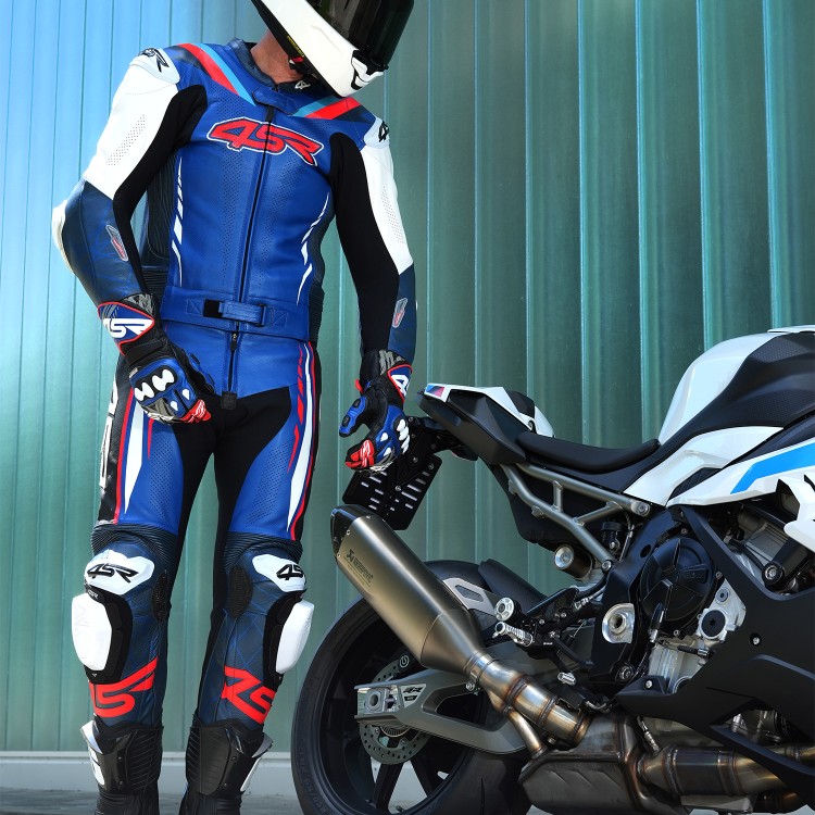 Tweedelig motorpak 4SR RR Blue AR