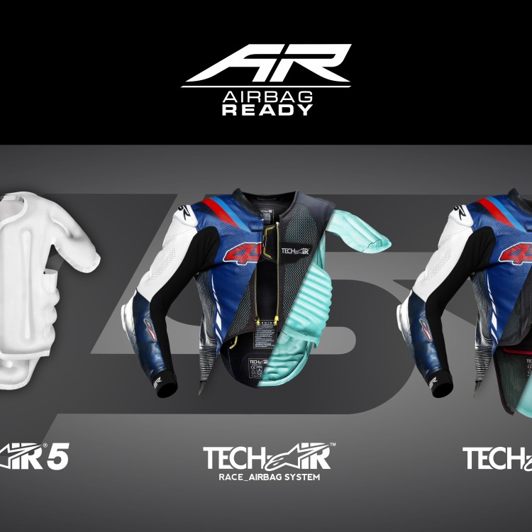 Tweedelig motorpak 4SR RR Blue AR