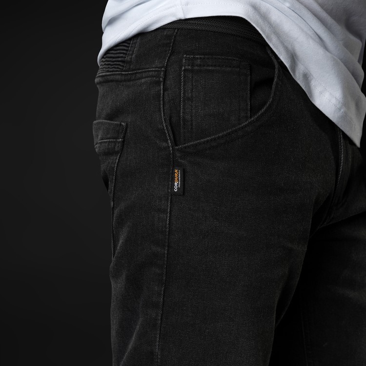 4SR Motorjeans GTS Black