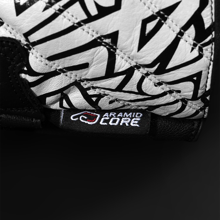 4SR sport motorhandschoenen RR Aramid Core White