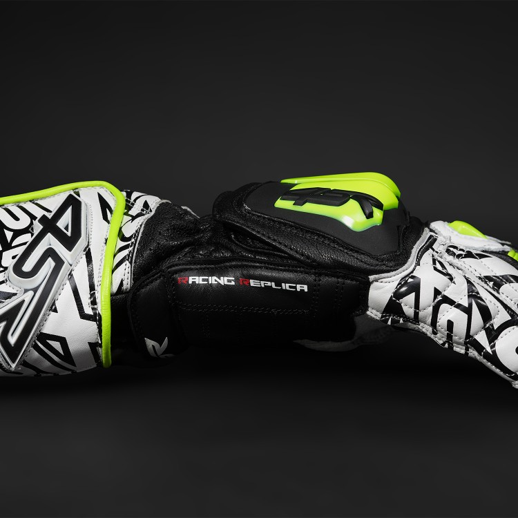 4SR sport motorhandschoenen RR Aramid Core White