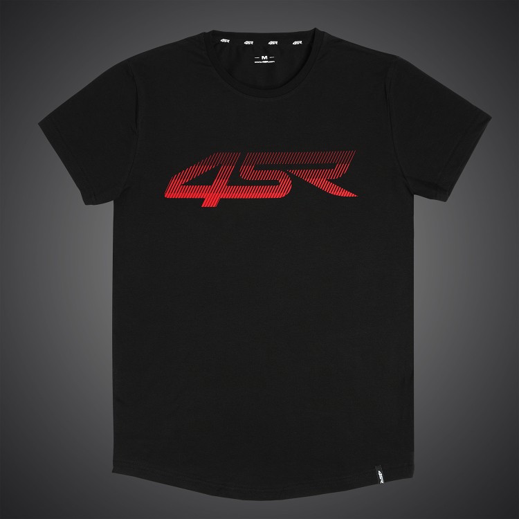 4SR T-shirt Lines Black