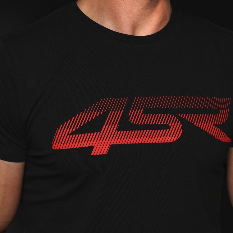 4SR T-shirt Lines Black