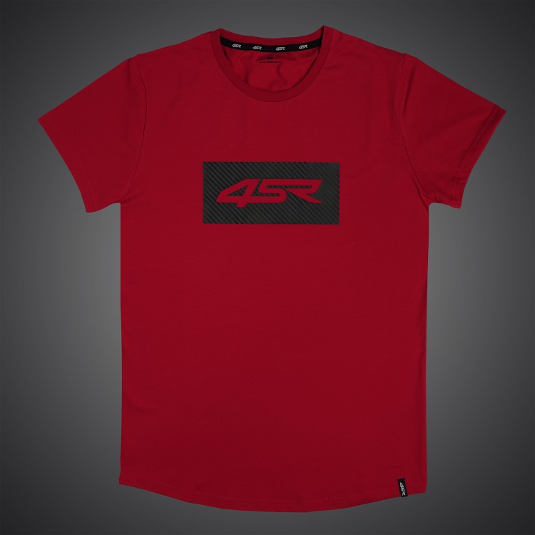4SR T-shirt Logo Carbon Red