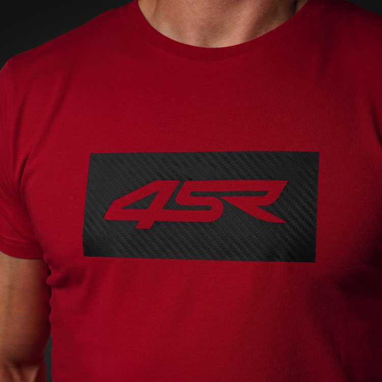 4SR T-shirt Logo Carbon Red