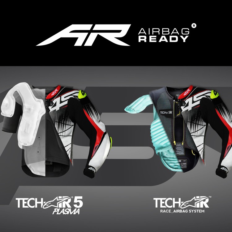 4SR één-delig racepak Racing Ultra Light Matrix AR - Airbag Ready