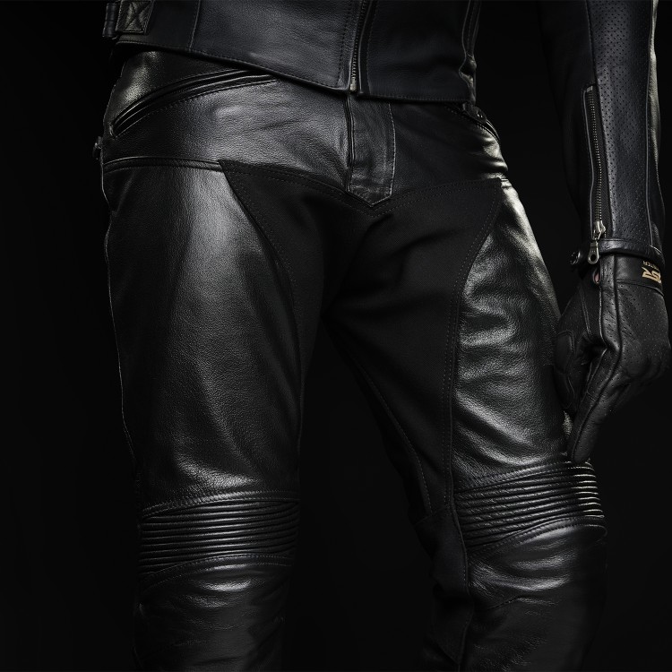 4SR heren leren motorbroek Roadster V2