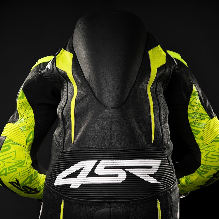 4SR eendelig kinderpak Racing Junior Yellow AR