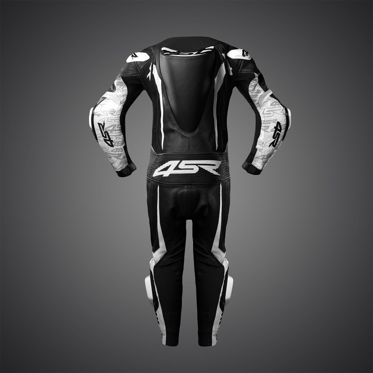 4SR eendelig kinderpak Racing Junior White AR