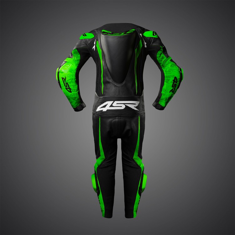 4SR eendelig kinderpak Racing Junior Green AR