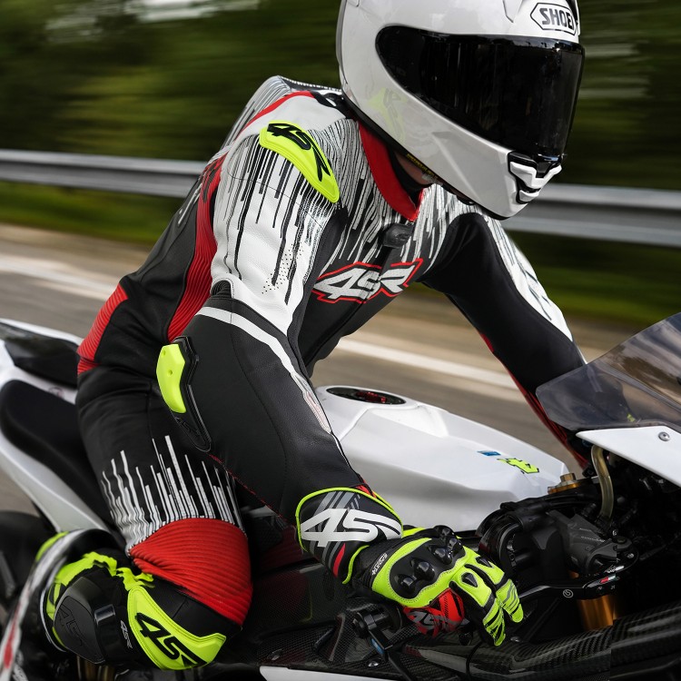 4SR RR Stripes AR tweedelig motorpak -RR Stripes AR