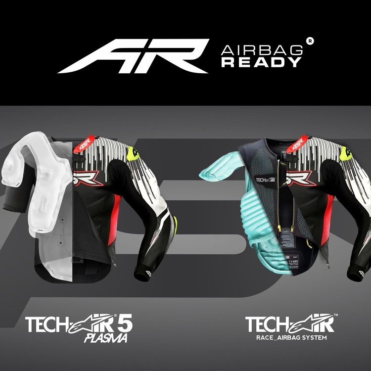 4SR RR Stripes AR tweedelig motorpak -RR Stripes AR