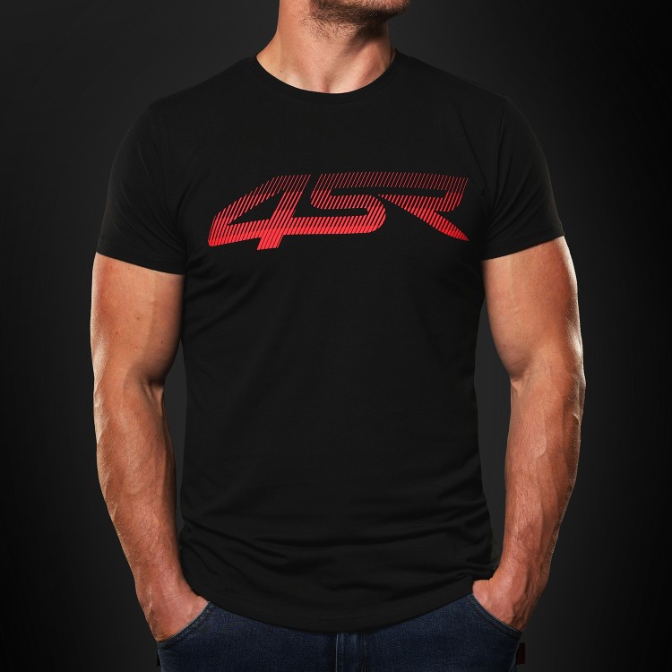 4SR T-shirt Lines Black