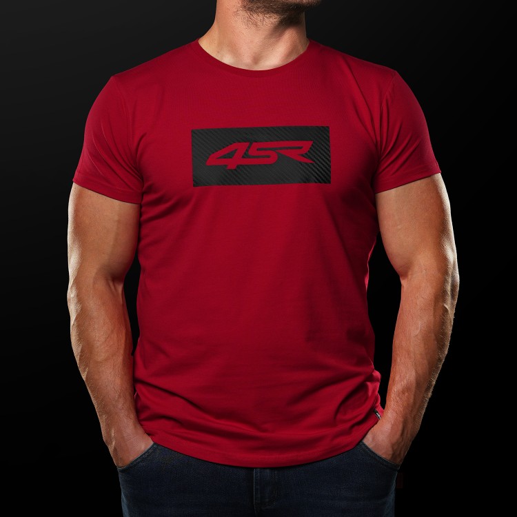 4SR T-shirt Logo Carbon Red