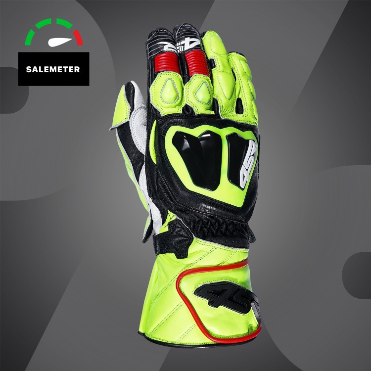 Racing handschoenen 4SR Stingray Race Spec Yellow