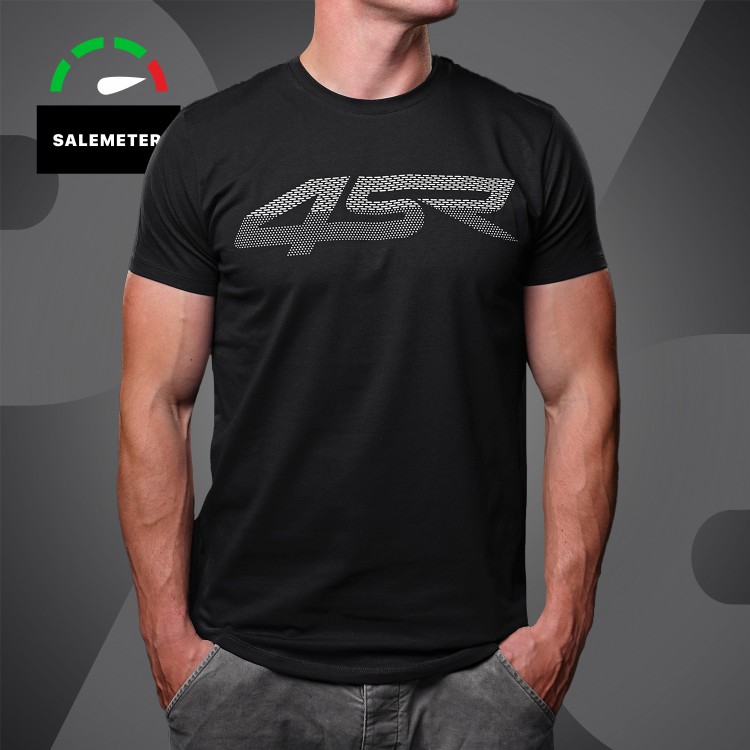 4SR Heren 3D Zwart T-shirt