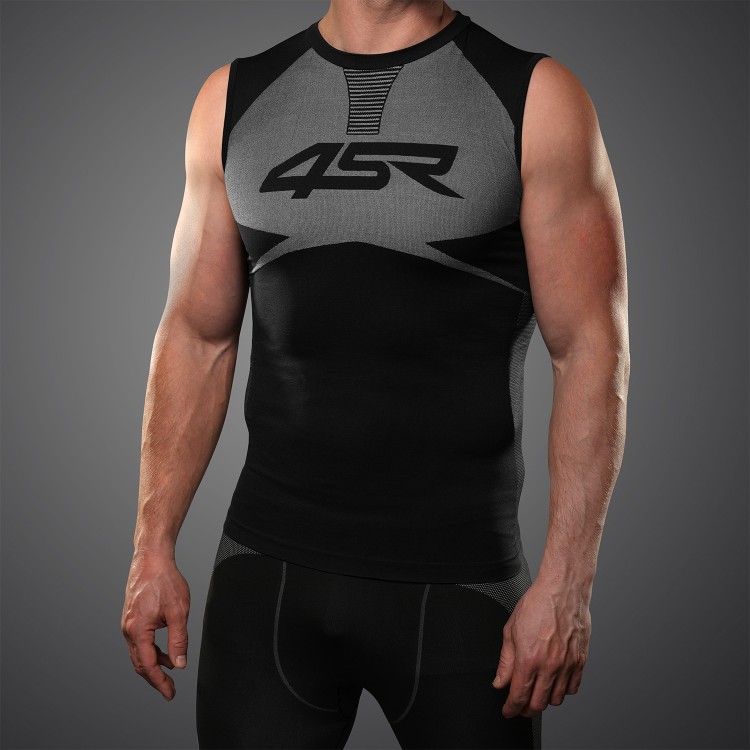 Functioneel naadloos compressie Seamless Sleaveless Tanktop