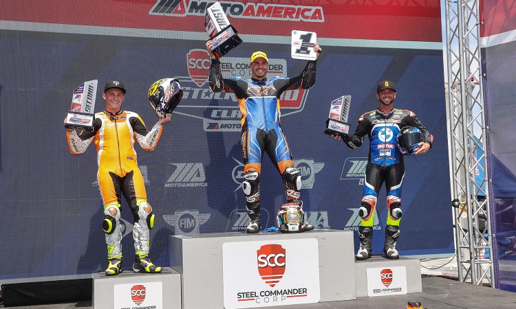 4SR rider Hayden Gillim #69 - MotoAmerica 2023 Steel Commander Stock 1000 Champion 4
